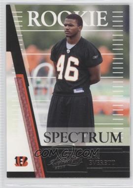 2007 Playoff Absolute Memorabilia - [Base] - Spectrum Black #165 - Rookie - Earl Everett /100