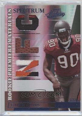 2007 Playoff Absolute Memorabilia - [Base] - Spectrum Die-Cut AFC/NFC Prime #254 - Rookie Premiere Materials - Gaines Adams /10