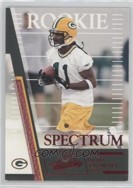 2007 Playoff Absolute Memorabilia - [Base] - Spectrum Red #216 - Rookie - David Clowney