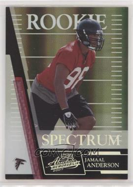 2007 Playoff Absolute Memorabilia - [Base] - Spectrum Silver #224 - Rookie - Jamaal Anderson /100