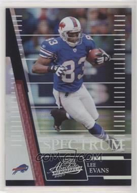 2007 Playoff Absolute Memorabilia - [Base] - Spectrum Silver #79 - Lee Evans /100