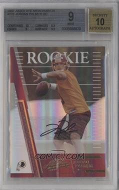 2007 Playoff Absolute Memorabilia - [Base] #229 - Rookie - Jordan Palmer /349 [BGS 9 MINT]