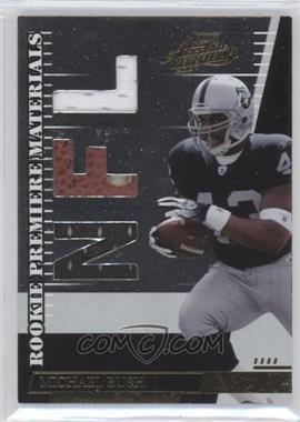 2007 Playoff Absolute Memorabilia - [Base] #282 - Rookie Premiere Materials - Michael Bush /849