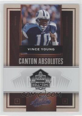 2007 Playoff Absolute Memorabilia - Canton Absolutes - Spectrum #CA-4 - Vince Young /25