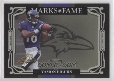 2007 Playoff Absolute Memorabilia - Marks of Fame - Gold #MOF-38 - Yamon Figurs /50