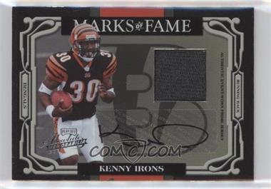 2007 Playoff Absolute Memorabilia - Marks of Fame - Materials Prime Signatures #MOF-43 - Kenny Irons /25 [Noted]