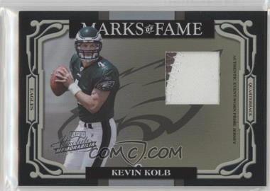 2007 Playoff Absolute Memorabilia - Marks of Fame - Materials Prime #MOF-31 - Kevin Kolb /50
