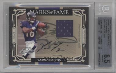 2007 Playoff Absolute Memorabilia - Marks of Fame - Materials Signatures #MOF-38 - Yamon Figurs /50 [BGS 8.5 NM‑MT+]