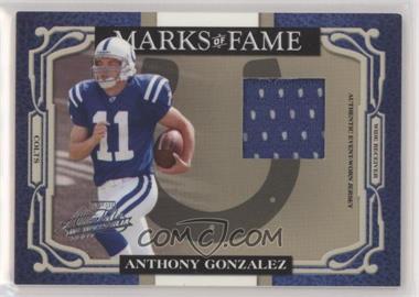 2007 Playoff Absolute Memorabilia - Marks of Fame - Materials #MOF-27 - Anthony Gonzalez /200