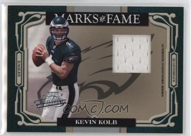 2007 Playoff Absolute Memorabilia - Marks of Fame - Materials #MOF-31 - Kevin Kolb /200