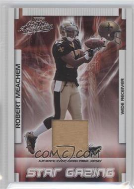 2007 Playoff Absolute Memorabilia - Star Gazing - Materials Prime #SG-7 - Robert Meachem /50