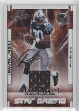 2007 Playoff Absolute Memorabilia - Star Gazing - Materials Signatures #SG-2 - Dwayne Jarrett /5