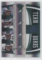 Brian Westbrook, Donovan McNabb, Correll Buckhalter, Reggie Brown #/25