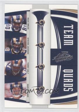 2007 Playoff Absolute Memorabilia - Team Quads #TQ-10 - Isaac Bruce, Steven Jackson, Torry Holt, Marc Bulger /100