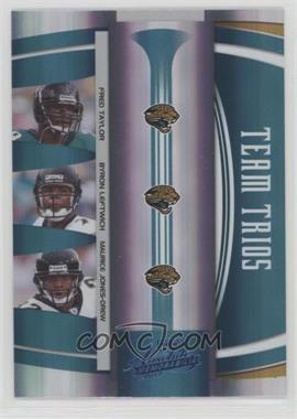 2007 Playoff Absolute Memorabilia - Team Trios - Spectrum #TTR-6 - Fred Taylor, Byron Leftwich, Maurice Jones-Drew /50