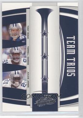 2007 Playoff Absolute Memorabilia - Team Trios #TTR-4 - Tony Romo, Terrell Owens, Julius Jones /100