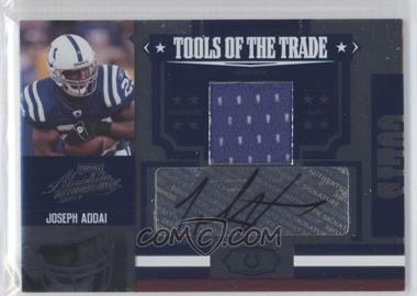 2007 Playoff Absolute Memorabilia - Tools of the Trade - Blue Materials Signatures #TOT-83 - Joseph Addai /5