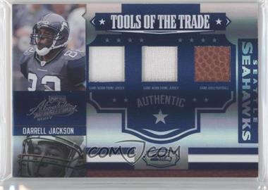 2007 Playoff Absolute Memorabilia - Tools of the Trade - Blue Triple Materials Prime #TOT-48 - Darrell Jackson /25