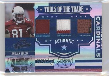 2007 Playoff Absolute Memorabilia - Tools of the Trade - Blue Triple Materials Prime #TOT-8 - Anquan Boldin /25