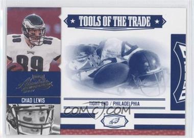 2007 Playoff Absolute Memorabilia - Tools of the Trade - Blue #TOT-34 - Chad Lewis /75