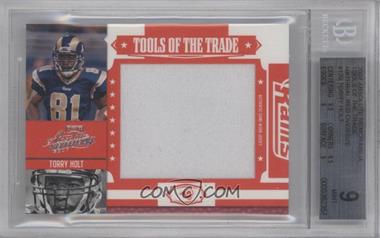 2007 Playoff Absolute Memorabilia - Tools of the Trade - Red Jumbo Jersey #TOT-139 - Torry Holt /50 [BGS 9 MINT]