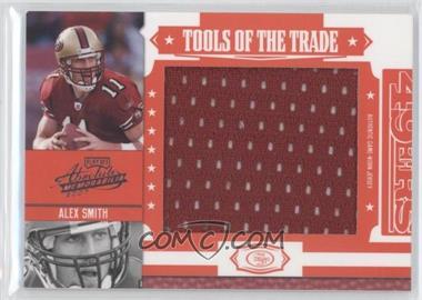2007 Playoff Absolute Memorabilia - Tools of the Trade - Red Jumbo Jersey #TOT-4 - Alex Smith /50