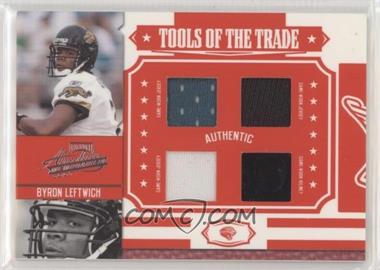 2007 Playoff Absolute Memorabilia - Tools of the Trade - Red Quad Materials #TOT-29 - Byron Leftwich /25