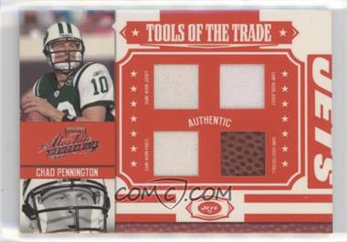 2007 Playoff Absolute Memorabilia - Tools of the Trade - Red Quad Materials #TOT-35 - Chad Pennington /25