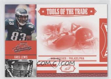 2007 Playoff Absolute Memorabilia - Tools of the Trade - Red #TOT-65 - Greg Lewis /100