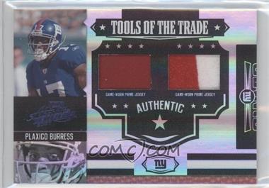 2007 Playoff Absolute Memorabilia - Tools of the Trade - Spectrum Black Double Materials Prime #TOT-117 - Plaxico Burress /25