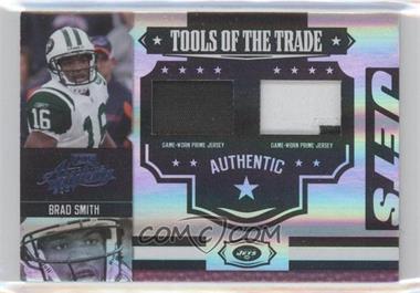 2007 Playoff Absolute Memorabilia - Tools of the Trade - Spectrum Black Double Materials Prime #TOT-16 - Brad Smith /25