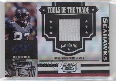 2007 Playoff Absolute Memorabilia - Tools of the Trade - Spectrum Black Materials Prime #TOT-51 - Deion Branch /50