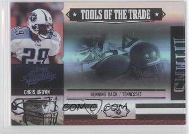 2007 Playoff Absolute Memorabilia - Tools of the Trade - Spectrum Black #TOT-39 - Chris Brown /5