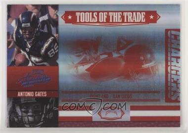 2007 Playoff Absolute Memorabilia - Tools of the Trade - Spectrum Red #TOT-10 - Antonio Gates /25