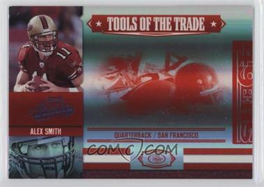 2007 Playoff Absolute Memorabilia - Tools of the Trade - Spectrum Red #TOT-4 - Alex Smith /25