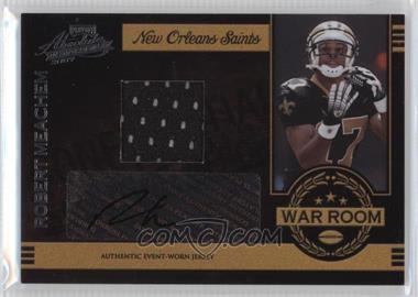 2007 Playoff Absolute Memorabilia - War Room - Materials Signatures #WR-30 - Robert Meachem /5