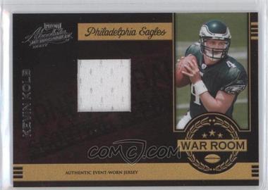 2007 Playoff Absolute Memorabilia - War Room - Materials #WR-15 - Kevin Kolb /100