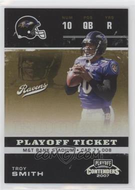 2007 Playoff Contenders - [Base] - Playoff Ticket #233 - Troy Smith /99 [EX to NM]