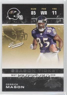 2007 Playoff Contenders - [Base] #10 - Derrick Mason