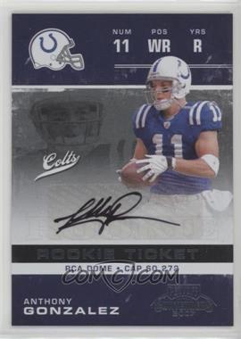 2007 Playoff Contenders - [Base] #108 - Anthony Gonzalez