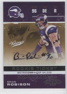 2007 Playoff Contenders - [Base] #121 - Brian Robison