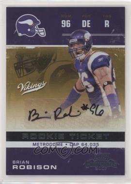 2007 Playoff Contenders - [Base] #121 - Brian Robison