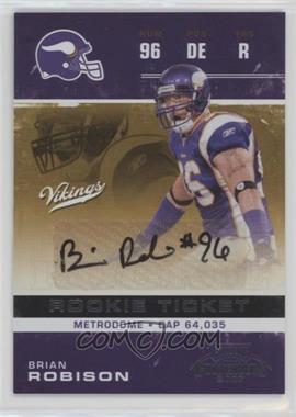 2007 Playoff Contenders - [Base] #121 - Brian Robison