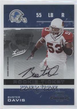 2007 Playoff Contenders - [Base] #122 - Buster Davis /246