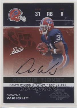 2007 Playoff Contenders - [Base] #145 - Dwayne Wright /410