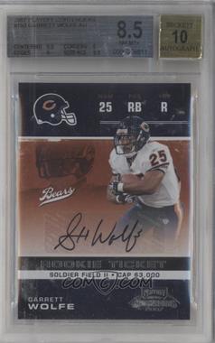 2007 Playoff Contenders - [Base] #152 - Garrett Wolfe [BGS 8.5 NM‑MT+]