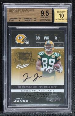 2007 Playoff Contenders - [Base] #163 - James Jones [BGS 9.5 GEM MINT]