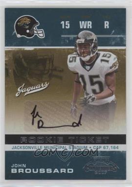 2007 Playoff Contenders - [Base] #171 - John Broussard