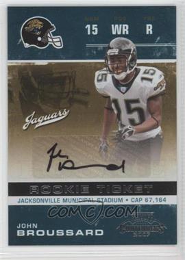 2007 Playoff Contenders - [Base] #171 - John Broussard