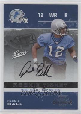 2007 Playoff Contenders - [Base] #211 - Reggie Ball